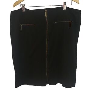 Lifestyle Attitude women's pencil skirt with front zipper closure size 18W